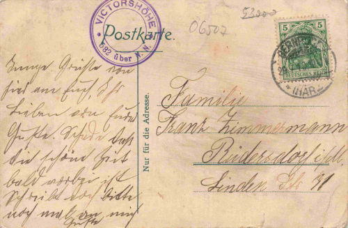 Viktorshöhe Harz o 1910