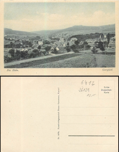 36129 Gersfeld Rhoen *ca.1920