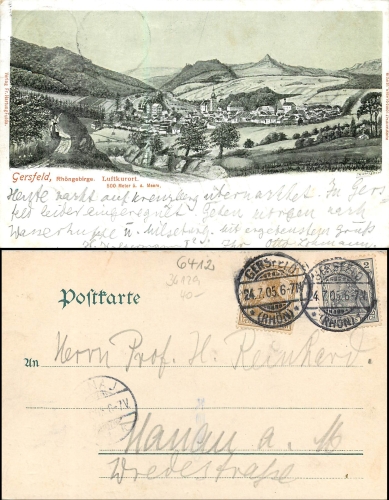 36129 Gersfeld Litho o 24.7.05