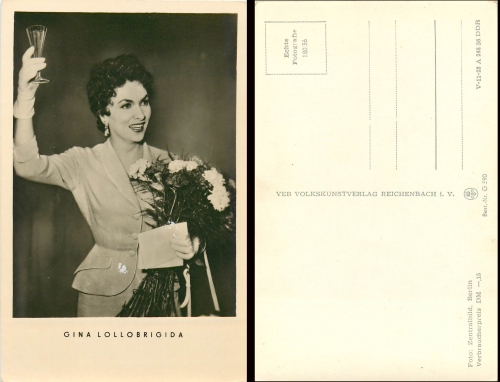 Gina Lollobrigida Foto: Zentralbild Berlin Best. Nr. G 590