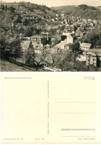 01768 Glashütte Sachsen *1961 Hanich1336