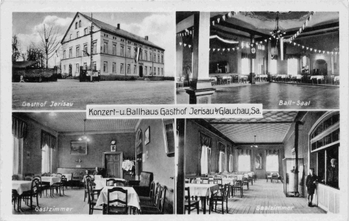 Jerisau Glauchau Sachsen Konzert und Ballhaus Gasthof gebraucht 1944
