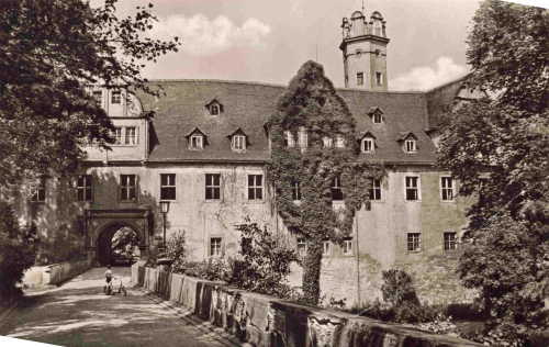 Glauchau Sachsen Schloss o 1964