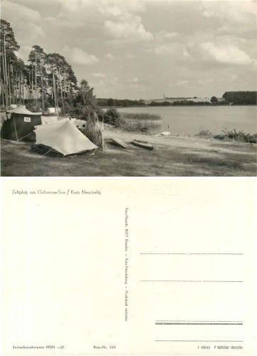 17255 Gobenow-See campsite *1962
