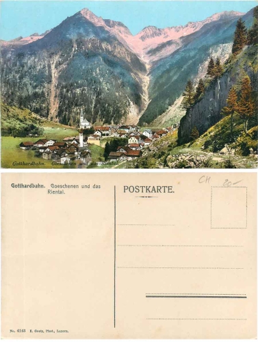 Goeschenen Riental Gotthardbahn *ca. 1920