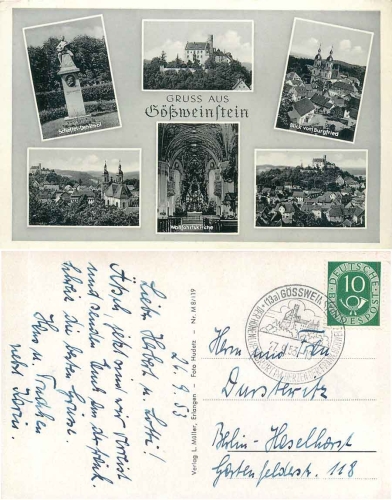 Goessweinstein o 27.9.1953