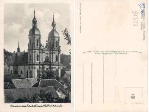 91327 Goessweinstein Walfahrtskirche *ca. 1940