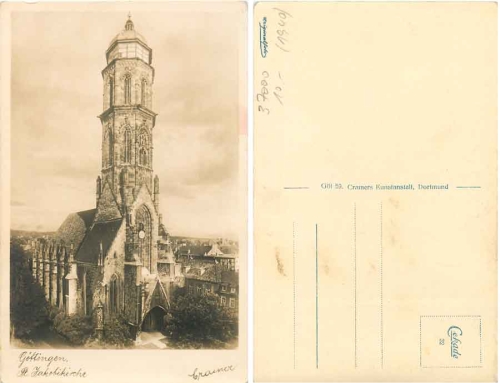 Goettingen St. Jakobikirche  * ca.1940
