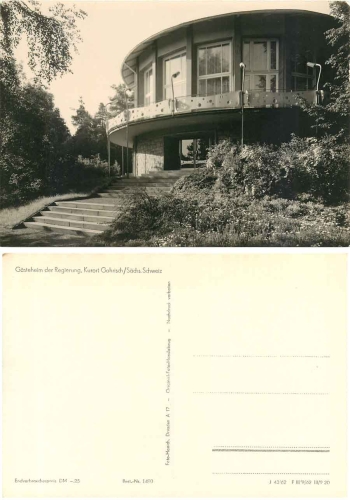 01824 Gohrisch Government guest house * 1966 Hanich1490