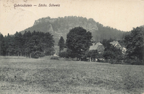 01824 Gohrischstein Saxon Switzerland o 1929