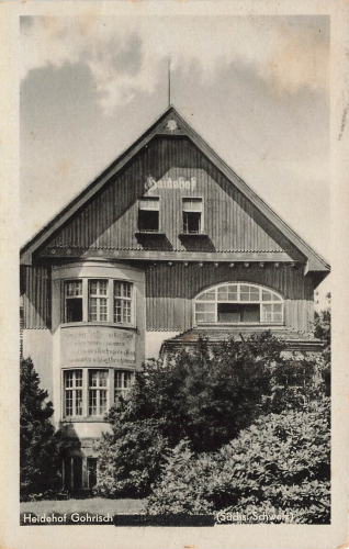 01824 Gohrisch Heidehof Sächsische Schweiz o 1953