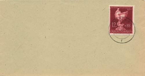 Goldsmith's art 12 Pfennig Michel 903 on cover o Dresden A3 October 3, 1944