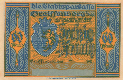 LGreiffenberg Schlesien Notgeldschein Gryfów Śląski 1920