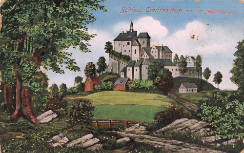Greiffenstein Jizera Mountains Silesia Zamek Gryf o 1914