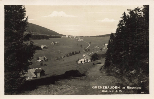 Grenzbauden Riesengebirge Pomezní Boudy * 1930