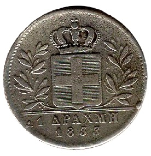 Griechenland Drachme 1833 Otto