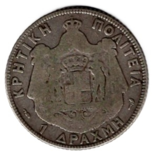 Griechenland Kreta 1 Drachme 1901 George