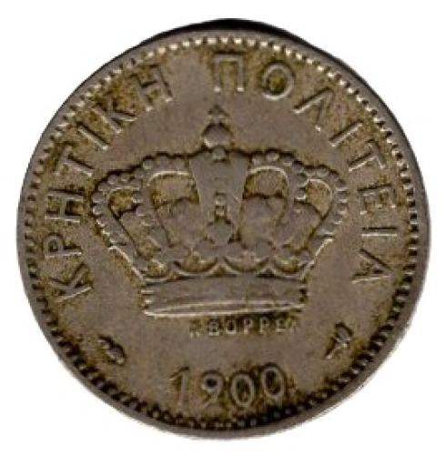 Greece Crete 20 Lepta 1900 - Kopie