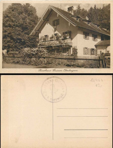 82467 Griesen, Forsthaus, * ca. 1930