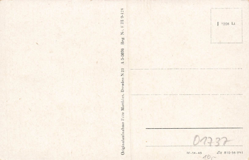 01737 Grillenburger Wald Seerenteichbaude *1956