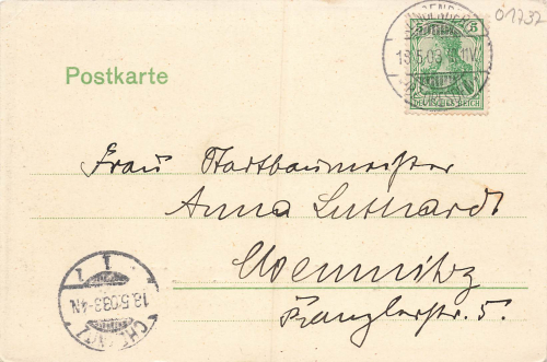 01737 Grillenburg Kurort Hartha Tharandt Hunting Lodge Forestry Office o 1903
