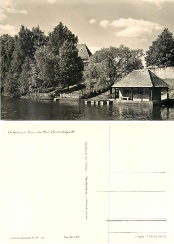 01737 Grillenburg Tharandt Bootsanlegestelle *1965 Hanich1439