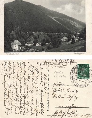 Goerbersdorf Schlesien Buettnergrund Sokolowsko  o 1928