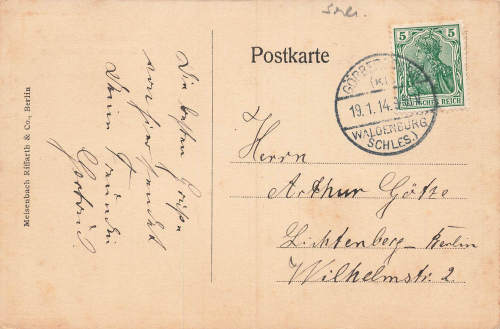 Groebersdorf Silesia Sokołowsko Dr. Brehmer's Sanatorium o 1914um o 1928