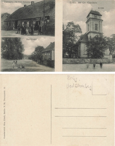 Gross Gandern Neumark Gadkow Wielki * um 1920