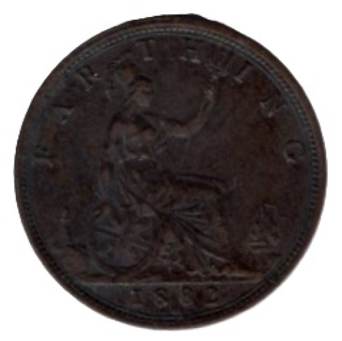 Großbritannien 1 Farthing 1882 H Victoria UK