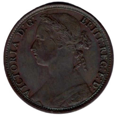 Great Britain 1 Penny 1879 Victoria UK