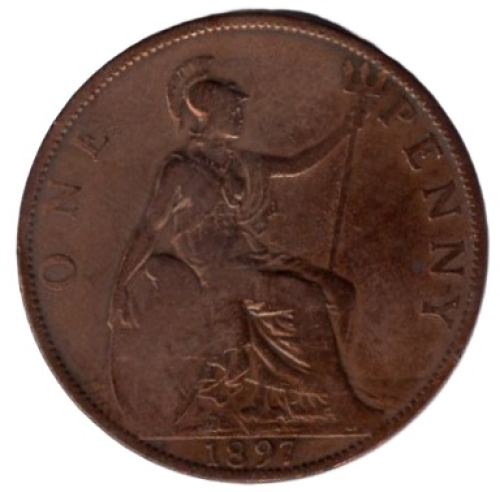 Großbritannien 1 Penny 1897 Victoria UK
