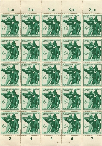 Greater German Empire Michel 897 Tyrolean State Shooting Switch Sheet Part ** 1944