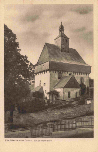 Großrückerswalde Erzgebirge Kirche * um 1920