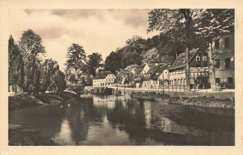 02779 Grossschoenau  an der Mandau gebraucht 1954