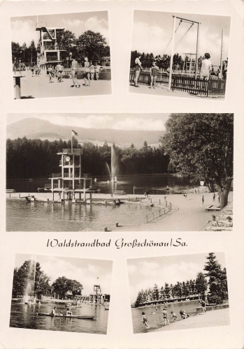 02779 Großschönau Sachsen Waldstrandbad o 1963