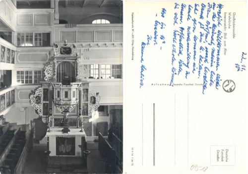 Grossrückerswalde Wehrkirche gebr. ca. 1971