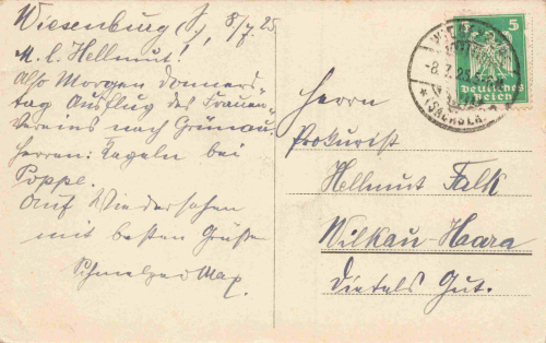 07338 Grünau Leutenberg Fahnenweihe der Schützengesellschaft o 1925