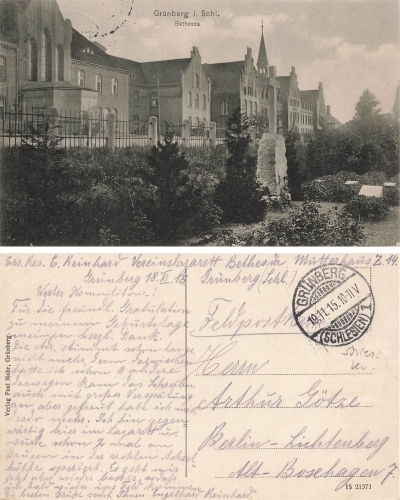 Gruenberg Schlesien Betherda Zielona Gora o 1915