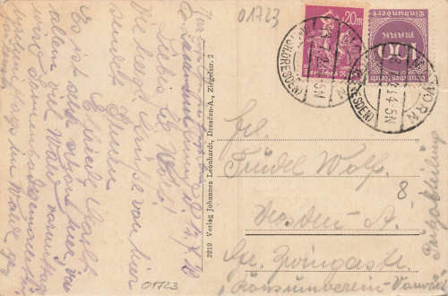 01723 Grund Wilsdruff Klein Tirol Helwigs Gasthof o 1923