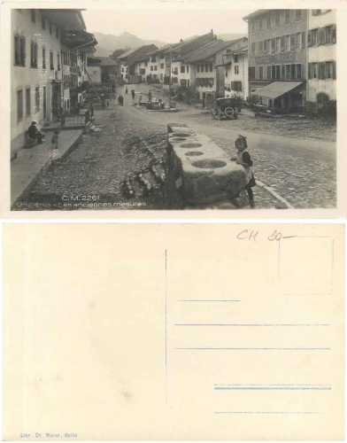 Gruyeres Les anciennes mesures * ca. 1930