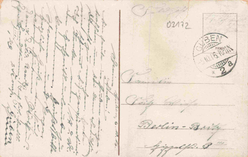 03172 Guben Niederlausitz o 1916