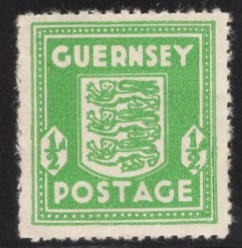 Guernsey 1b * ungebraucht mit Falz britische Kanalinseln unter deutscher Besatzung