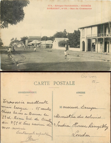 Guinea Konakry Rue du Commerce *ca.1920