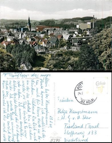 Gummbersbach o 23.8.1960