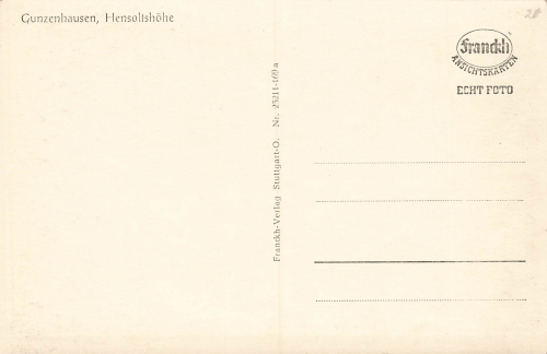 Gunzenhausen Hensoltshöhe *ca. 1950