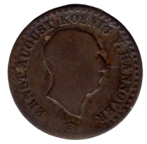 HANOVER 12 One Thaler 1843 S King Ernst August