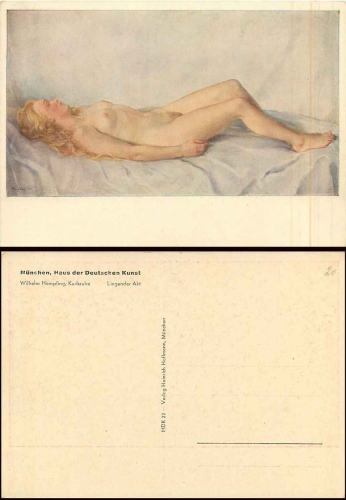 HDK022 Wilhelm Hempfing Reclining Nude *around 1940