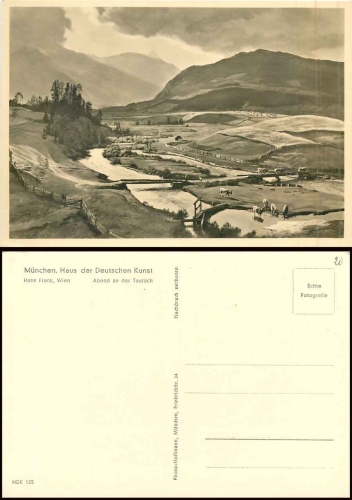 HDK125 Hans Frank Abend an der Taurach Photo-Hoffmann um 1940