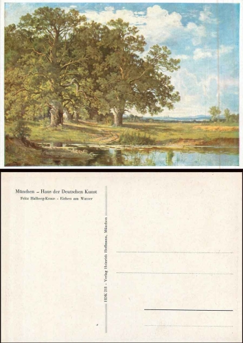 HDK218 Fritz Halberg-Kraus Eichen am Wasser * around 1940